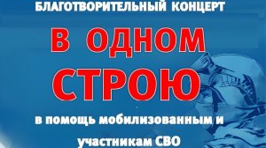 Благотворительный концерт «В одном строю»