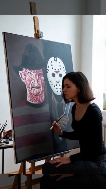 картина класика ужасов плюс привет от художницы