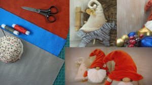 Стильный праздничный декор своими рукам. Ловите лучший мастер - класс по шитью новогодних игрушек!