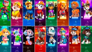 Мультики для Детей Щенячий Патруль Tiles Hop - РАЙДЕР, КРЕПЫШ, ГОНЩИК, МАРШАЛЛ, ЛИБЕРТИ, ЗУМА