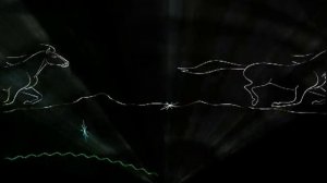 New Year's laser show 2018 Dog year