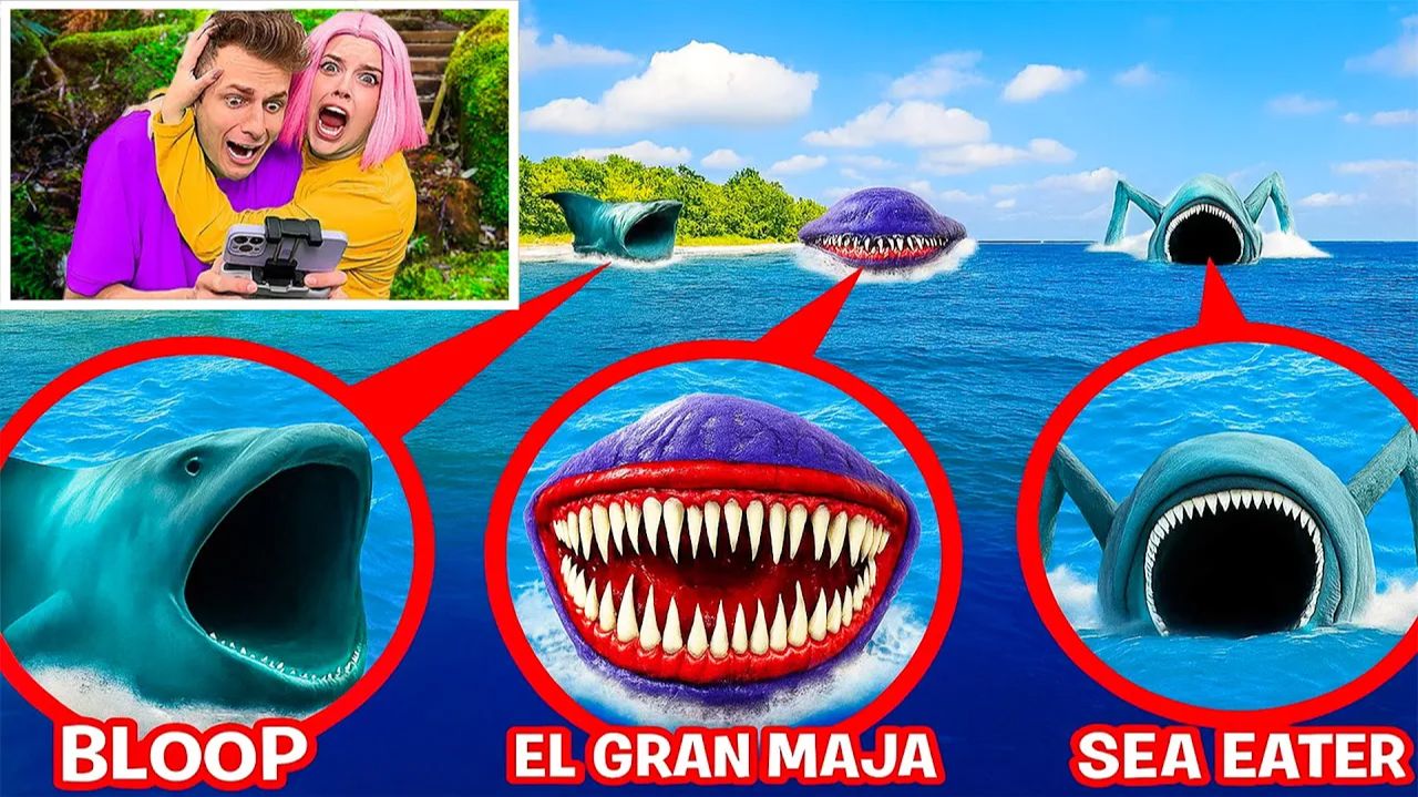 МОЙ ДРОН СНЯЛ SEA EATER, EL GRAN MAJA И BLOOP В БОЛЬШОМ ОЗЕРЕ! смотреть онлайн