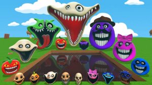 Семья голодных червей из роблокса против шоколадного бассейна