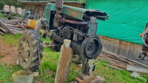 Ремонт советского трактора ЛТЗ-40