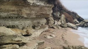 Керчь. Берег, море районе Старого карантина 21.11.25