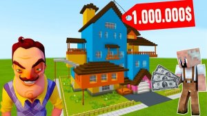 КУПИЛ ДОМ ПРИВЕТ СОСЕДА В МАЙНКРАФТ ЗЛОЙ СОСЕД ЭТО МОРОЖЕНЩИК MINECRAFT
