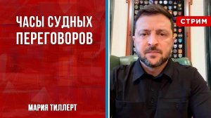 Часы судных переговоров [Мария Тиллерт. СТРИМ]
