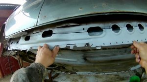 Небыло печали, купил Медведь Ладу Калину. Часть 15. Как я правый порог ремонтировал.