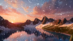 ЗИМНЯЯ УСПОКАИВАЮЩАЯ МУЗЫКА ДЛЯ СНА 🎵 БЫСТРО РАССЛАБЛЯЮЩАЯ МУЗЫКА ДЛЯ ДУШИ НА ЗАКАТЕ ДНЯ