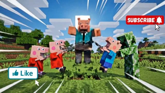 Peppa Pig in minecraft смотреть онлайн