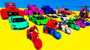 ЧЕЛОВЕК-ПАУК НА МОТОЦИКЛЕ Испытание на рампе Морские ТИТАНЫ Супер Гонки на гидроцикле супергероями