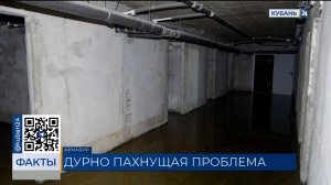 Канализационными стоками затопило подвал дома для детей-сирот в Армавире