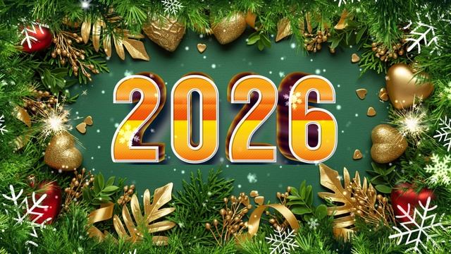 С Новым 2026 годом! Новогодний Футаж для Творчества! Футаж №1 смотреть онлайн