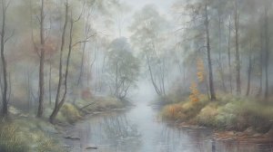 Вячеслав Чердаков ++ Приволжский пейзаж, межсезонье, вневременье