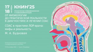 СОАС в практике ЛОР-врача: мифы и реальность. Будковая М. А.