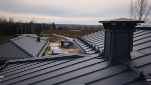 Фальцевая  кровля в Палицах. Завершение.