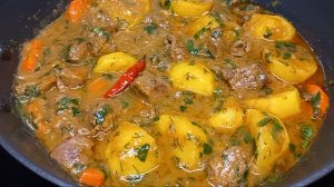 Жаркое по - домашнему Как приготовить жаркое по - домашнему Вкусное блюдо из мяса с катрошкой