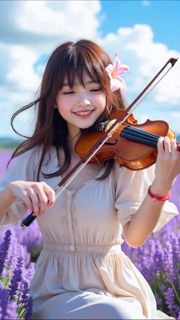 Девушка-скрипачка