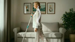 Удобная для уборки швабра Leifheit Hausrein Profi