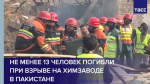 Не менее 13 человек погибли при взрыве на химзаводе в Пакистане