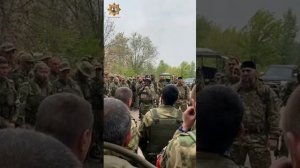 Апти Алаудинов "АХМАТ". Вводный инструктаж с бойцами-защитниками России. 2022 год, город Рубежное