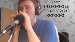 Губная гармошка До - блюзовый вэмпинг + табы