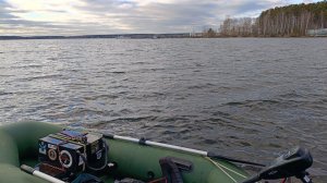 Тест драйв лодочного электромотора НDX 40 L на 12 в. Часть 2 Как прёт против волны? Миссия  Белоярка