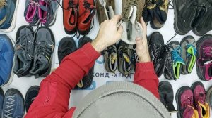 40213 Обувь трекинг, 5пак, scarpe trecing, секонд (extra/1 кат) оптом