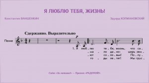 РАДОПОЙ! — Я люблю тебя, жизнь!
