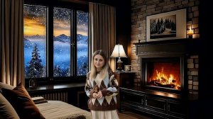 Вечер зимний и холодный , хочется тепла!