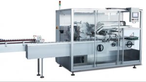 Автомат-картонатор ZH-130 бутылок в короб с листовкой.