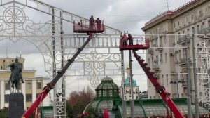 ✨Самая длинная новогодняя арка в Москве будет на Тверской площади✨