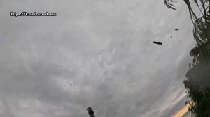 Кадры работы наших подразделений на катерах в устье Днепра.