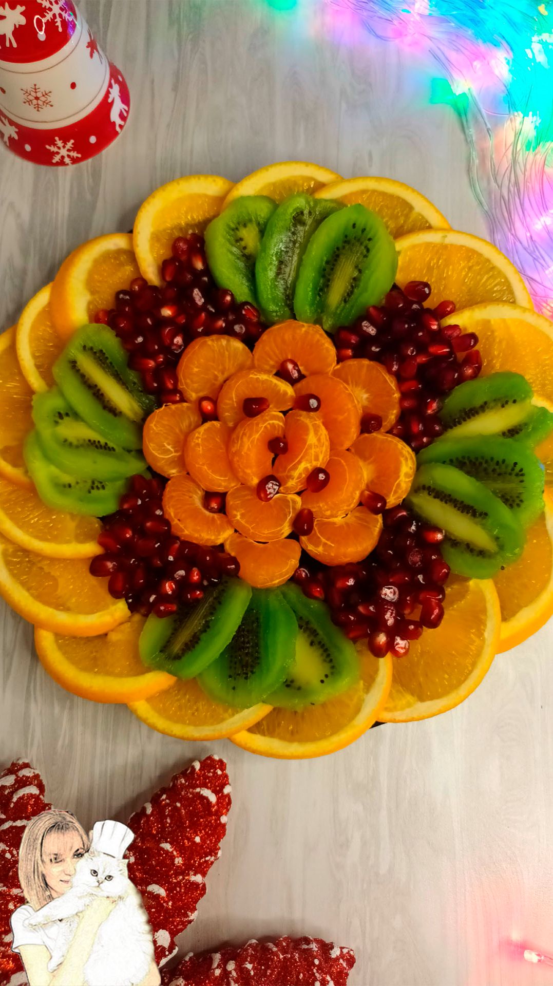 Фруктовая нарезка на праздничный стол•8