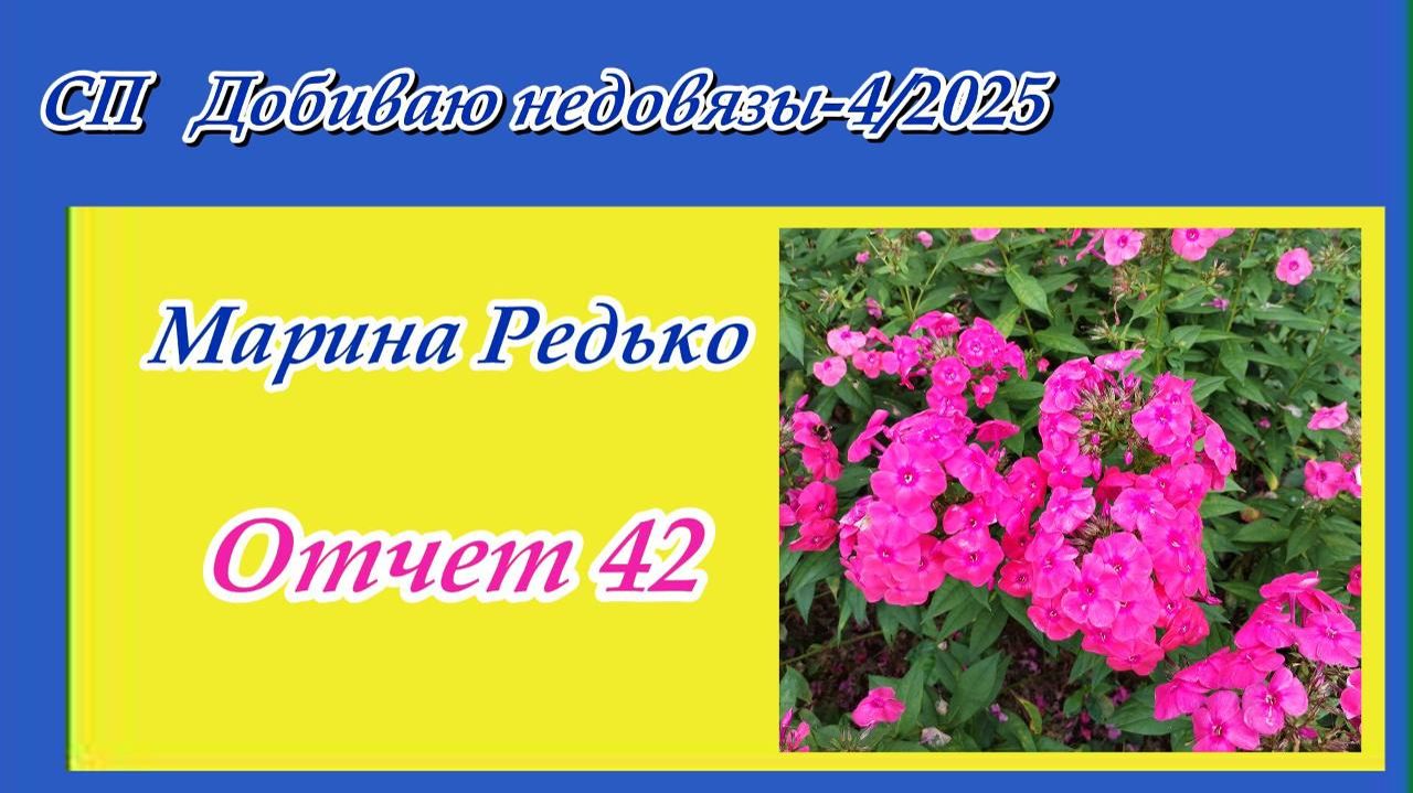 СП "Добиваю недовязы-4/2025" / Отчет 42 смотреть онлайн