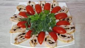 Куриный Рулет с Сыром и Черносливом на Праздничный Стол ☆ Chicken Roll 🎄🎅⛄️