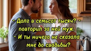 Истории из жизни| - Долг в семьсот тысяч? - повторил за ней муж.
