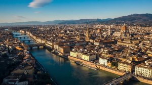 🏰🕊️ ПОЛЕТ НАД ФЛОРЕНЦИЕЙ • Потрясающий вид с высоты птичьего полета, живописный фильм-релаксация