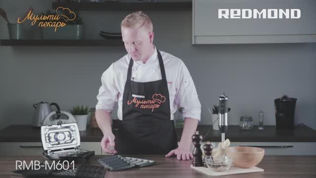 Мультипекарь, сменная панель RAMB-21, рецепт бананового печенья смотреть онлайн