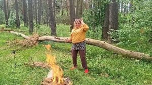 #природа лес жарим радуемся жизни лето..