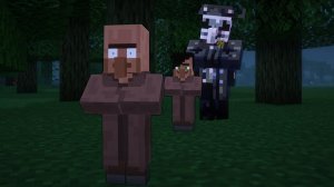 Сможет ли сельский житель выжить в Майнкрафте с модом Страшные боссы-мобы