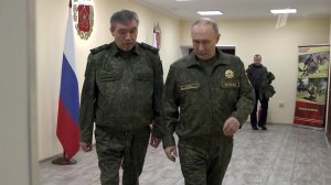 Президент России посетил командный пункт группировки войск "Запад"