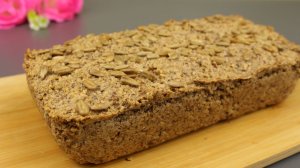 Овсяный веганский хлеб. Без дрожжей! Без муки! Без яиц!
