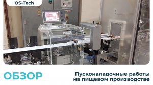 Пусконаладочные работы на пищевом производстве