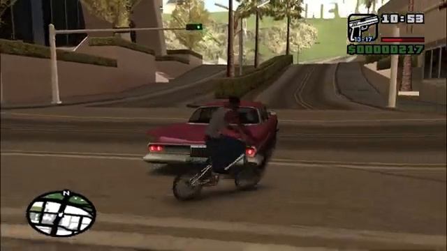 (Архивный контент) Бот Николай играет в игру GTA San Andreas | (1 выпуск)