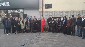 Открытие мемориальной доски Народному писателю КБР Жагафару  Токумаеву. Нальчик, 20.11.2025