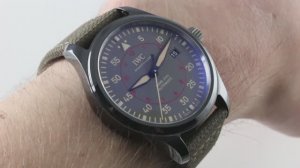 Обзор Роскошных часов IWC Pilot's Mark XVIII Top Gun Miramar IW3247-02