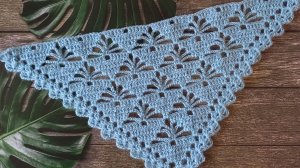 МК Узор для шали крючком