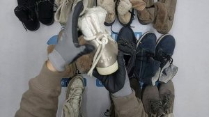 40748 Обувь зимняя, 3пак, CREAM WINTER SHOES, секонд (cream) оптом