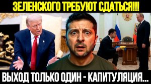 🔴СРОЧНО! Всё Внимание На Киев: Зеленский Принял Мирный План Трампа